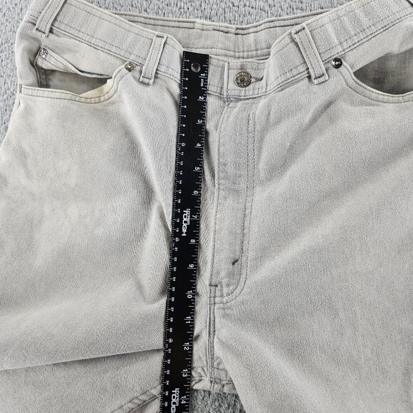 Vintage Levis Action Jeans Mens 40x29 Gray Straight Leg Made USA 90s Pants‎ - Picture 11 of 16